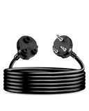 FEDUS Long 18AWG Heavy Duty Male to Female 3 Pin Power Extension Cord Wire, 10amp Indoor Outdoor Power Cord Extension Electrical Extender Power Cable for appliances, Electronics and Power Tools