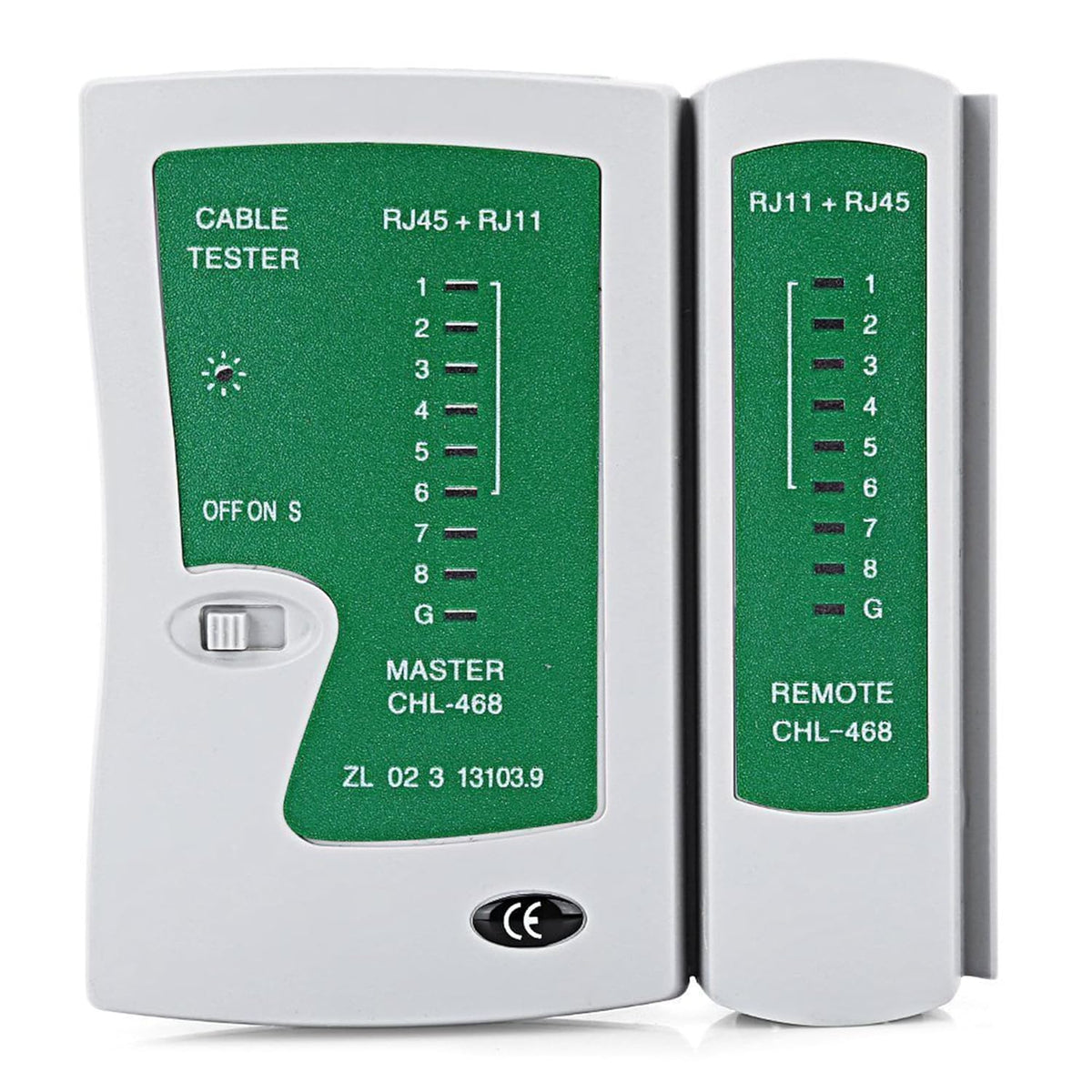 FEDUS Network Cable Tester, RJ45 And RJ11 Lan Cable Tester With 9V Battery, LED Indicators RJ12 CAT5 CAT 6 UTP Ethernet Cable Tester, RJ11 RJ12 ethernet Cable Tester