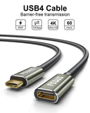 FEDUS USB C Extension Cable10Gbps, USB Type C 3.1 Gen 2 Male to Female Extension Charging 4K Video Sync wire C Type Male to Female Extender Cord