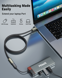 FEDUS USB C Extension Cable10Gbps, USB Type C 3.1 Gen 2 Male to Female Extension Charging 4K Video Sync wire C Type Male to Female Extender Cord