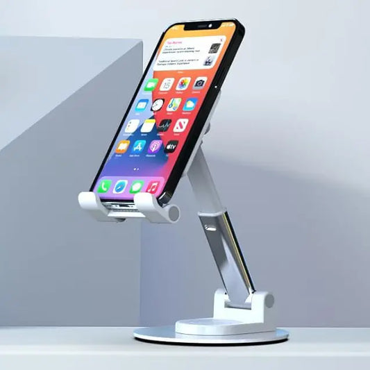 FEDUS FEMO Mobile Holder Stand 360° Rotation Mobile Stand Portable & Foldable Mobile Holder with Adjustable Angles for Perfect View, Lightweight, Universal Mobile Stand for Smartphones, Tablets, iPad