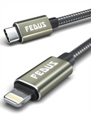 FEDUS USB C to Lightning Cable Fast Quick Charge Support Type C to Lightning Cable Nylon Braided sync Charging Cord for Car, iPhone, iPad, Air Pods Macbook,14/14 Pro/14 Pro Max/13/13 Pro/12/12