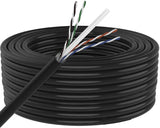 FEDUS Cat6 Heavy Duty Outdoor Cable Weatherproof/UV Resistant 1000mbps Ethernet Cable Suitable for Direct Burial Installations cat6 Ethernet Patch Cable LAN Cable Internet Network Cord - FEDUS