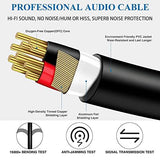 FEDUS RCA to 3.5mm Female 3.5mm to 2RCA Male Stereo Audio Cable Metal Shell 3.5mm 1/8" TRS Stereo to Dual RCA Jack Adapter Y Cable for Smartphones, Headphone, MP3, Tablets,Home Theater - FEDUS