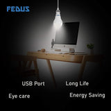 FEDUS USB Bulb for Power Bank, USB led Light for Power Bank, USB Light for Mobile Lamp/LED USB Bulb Mini LED Night Light led Portable Light - White - FEDUS