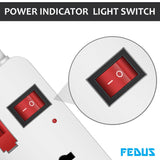 FEDUS Long Wire switch board extension|extension boards with switch,extension board with long wire,extension cords, extension board for computer,surge protectors spike buster,switch board - FEDUS