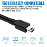 FEDUS USB Charger Cable USB 2.0 A to Mini 5 pin B Cable for External HDDS/Camera/Card Readers [video game] - FEDUS