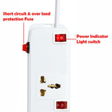 FEDUS Switch Board Extension,Extension Boards with Switch, Extension Cords, Extension Board with Long Wire, Extension Board for Computer, Surge Protectors Spike Buster, Switch Board Organizer 4M/13F - FEDUS