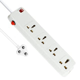 FEDUS Surge Protectors Spike Buster Extension Boards with Switch and Long Wire for Computer (4M/13F) - FEDUS