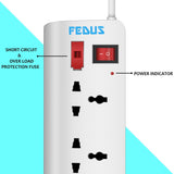 FEDUS Long Wire switch board extension|extension boards with switch,extension board with long wire,extension cords, extension board for computer,surge protectors spike buster,switch board - FEDUS